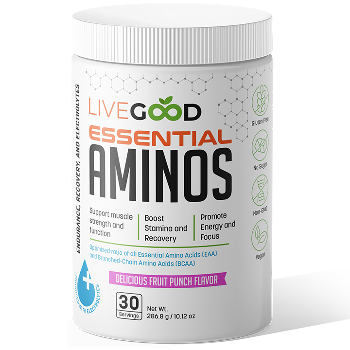 LiveGood Essential Aminos... Muscle Recovery and Lean Mass Support for Men